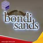 Backlit 3D Signage