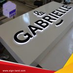 3D Letters Hidden Light in Oman / 3D Signboard In Muscat