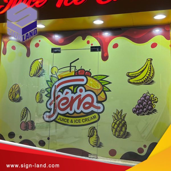 Sticker Printing in muscat / Mesh printing in muscat