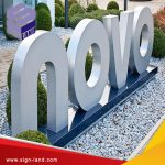 Making large advertising letters in Oman