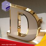 Making 3D stainless steel letters in Muscat