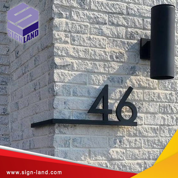 صنع وتركيب لوحات أرقام المنازل / Making and fixed of house number signs 2 صنع وتركيب لوحات أرقام المنازل / Making and fixed of house number signs