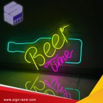 Neon sign making in Muscat